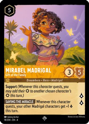 Mirabel Madrigal - Gift of the Family (18/204) - Ursulas Return  [Super Rare]