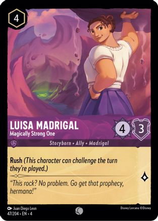 Luisa Madrigal - Magically Strong One (47/204) - Ursulas Return Cold Foil [Common]