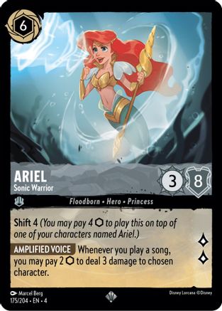 Ariel - Sonic Warrior (175/204) - Ursulas Return  [Super Rare]
