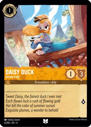 Daisy Duck - Lovely Lady (6/204) - Ursulas Return  [Uncommon]