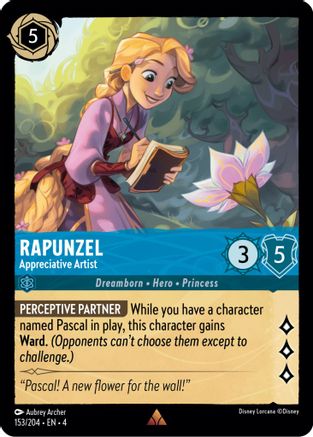 Rapunzel - Appreciative Artist (153/204) - Ursulas Return Cold Foil [Rare]