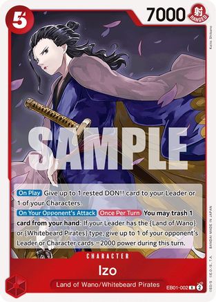 Izo (EB01-002) - Extra Booster: Memorial Collection Foil [Rare]