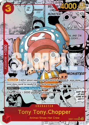 Tony Tony.Chopper (Alternate Art) (Manga) (EB01-006) - Extra Booster: Memorial Collection  [Super Rare]