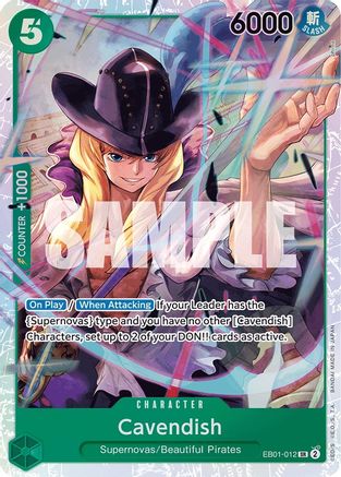 Cavendish (EB01-012) - Extra Booster: Memorial Collection Foil [Super Rare]