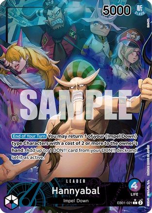Hannyabal (Alternate Art) (EB01-021) - Extra Booster: Memorial Collection Foil [Leader]