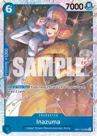 Inazuma (EB01-022) - Extra Booster: Memorial Collection Foil [Super Rare]