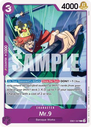 Mr. 9 (EB01-037) - Extra Booster: Memorial Collection  [Common]