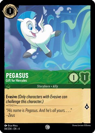 Pegasus - Gift for Hercules (84/204) - Ursulas Return  [Common]