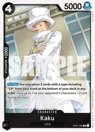 Kaku (OP07-080) - 500 Years in the Future Foil [Rare]