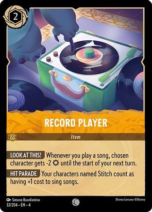 Record Player (32/204) - Ursulas Return Cold Foil [Common]
