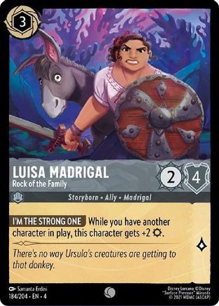 Luisa Madrigal - Rock of the Family (184/204) - Ursulas Return Cold Foil [Common]