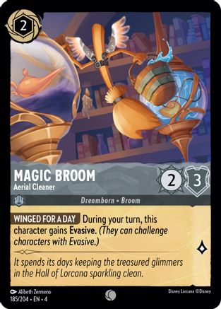 Magic Broom - Aerial Cleaner (185/204) - Ursulas Return Cold Foil [Common]