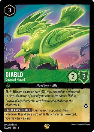 Diablo - Devoted Herald (70/204) - Ursulas Return Cold Foil [Legendary]