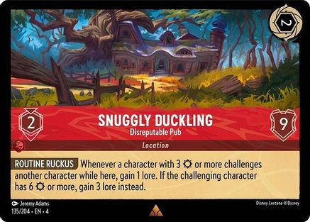 Snuggly Duckling - Disreputable Pub (135/204) - Ursulas Return Cold Foil [Rare]