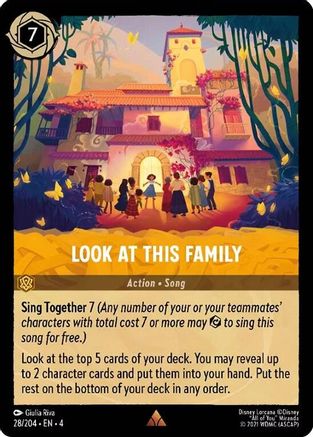 Look at this Family (28/204) - Ursulas Return Cold Foil [Rare]
