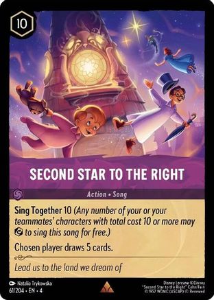Second Star to the Right (61/204) - Ursulas Return  [Rare]