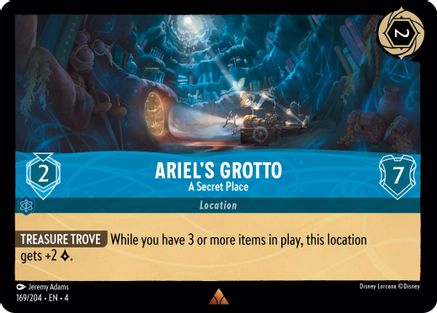 Ariel’s Grotto - A Secret Place (169/204) - Ursulas Return  [Rare]
