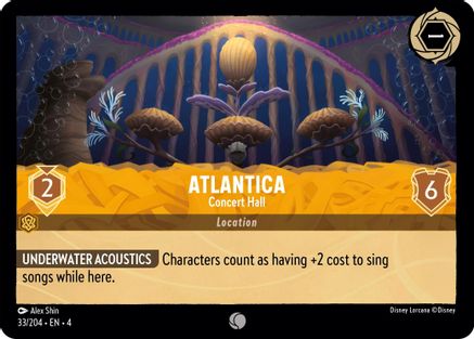 Atlantica - Concert Hall (33/204) - Ursulas Return Cold Foil [Common]