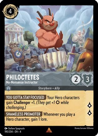 Philoctetes - No-Nonsense Instructor (190/204) - Ursulas Return  [Rare]