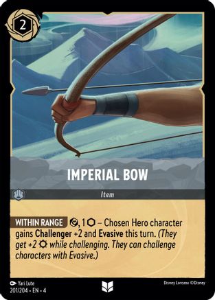 Imperial Bow (201/204) - Ursulas Return Cold Foil [Uncommon]
