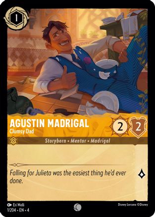 Agustin Madrigal - Clumsy Dad (1/204) - Ursulas Return Cold Foil [Common]
