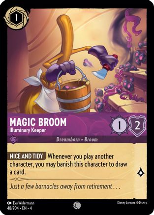 Magic Broom - Illuminary Keeper (48/204) - Ursulas Return Cold Foil [Common]