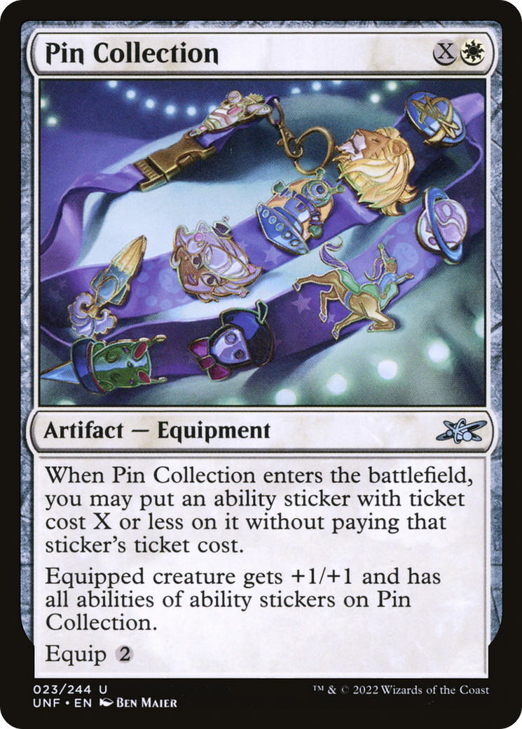 Pin Collection (UNF-023) - Unfinity Foil [Uncommon]