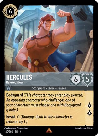 Hercules - Beloved Hero (180/204) - Ursulas Return  [Rare]