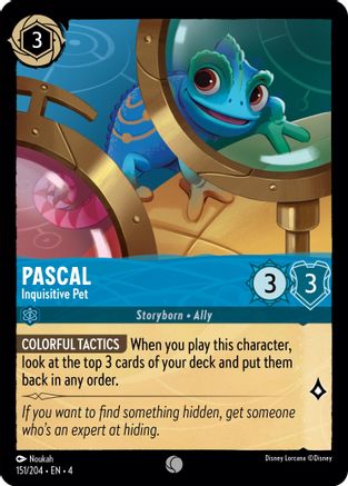 Pascal - Inquisitive Pet (151/204) - Ursulas Return Cold Foil [Common]