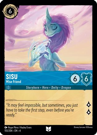 Sisu - Wise Friend (155/204) - Ursulas Return Cold Foil [Uncommon]
