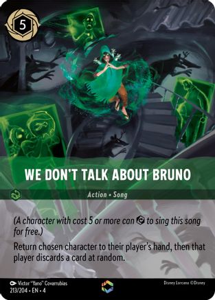 We Don't Talk About Bruno (Enchanted) (213/204) - Ursulas Return Holofoil [Enchanted]