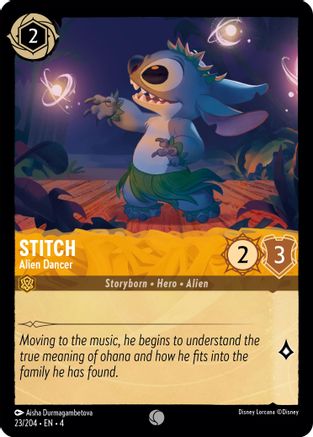 Stitch - Alien Dancer (23/204) - Ursulas Return Cold Foil [Common]