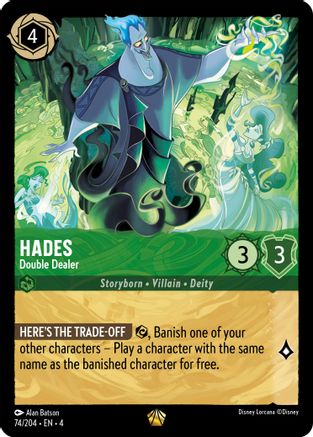 Hades - Double Dealer (74/204) - Ursulas Return  [Legendary]