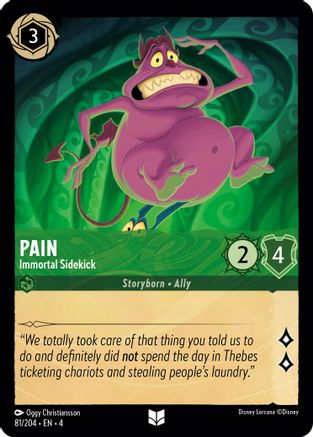 Pain - Immortal Sidekick (81/204) - Ursulas Return  [Uncommon]