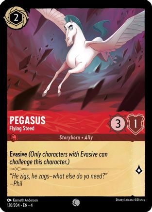 Pegasus - Flying Steed (120/204) - Ursulas Return Cold Foil [Common]