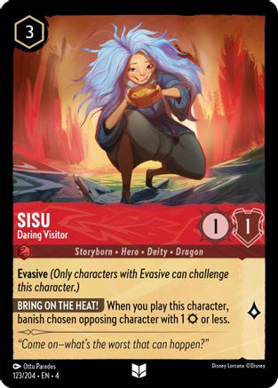 Sisu - Daring Visitor (123/204) - Ursulas Return  [Uncommon]