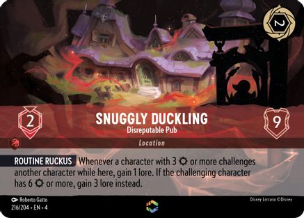 Snuggly Duckling - Disreputable Pub (Enchanted) (216/204) - Ursulas Return  [Enchanted]