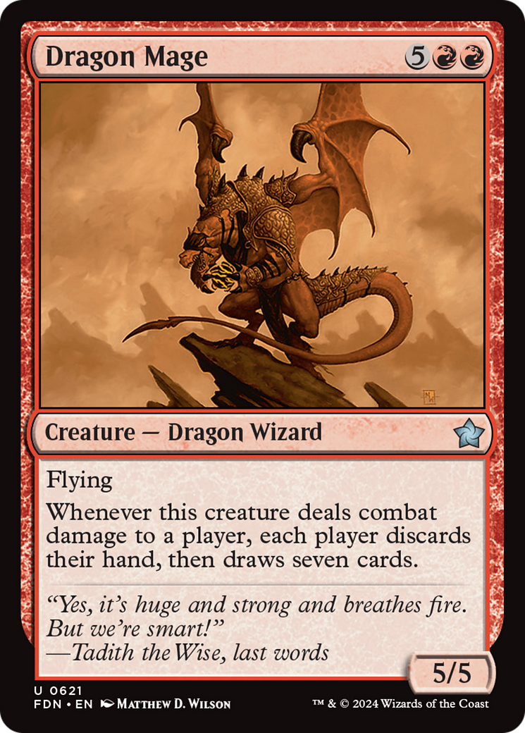 Dragon Mage (FDN-621) - Foundations [Uncommon]