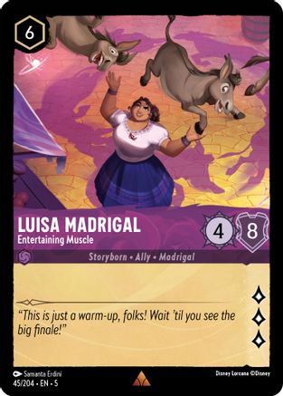 Luisa Madrigal - Entertaining Muscle (45/204) - Shimmering Skies  [Rare]