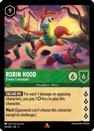 Robin Hood - Timely Contestant (69/204) - Shimmering Skies  [Rare]