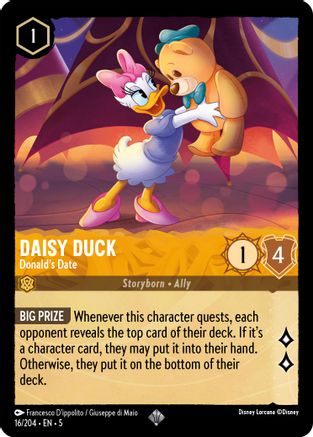 Daisy Duck - Donald's Date (16/204) - Shimmering Skies  [Super Rare]