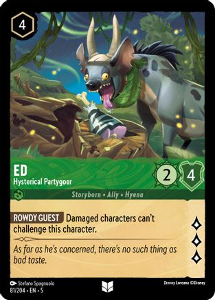 Ed - Hysterical Partygoer (81/204) - Shimmering Skies  [Uncommon]