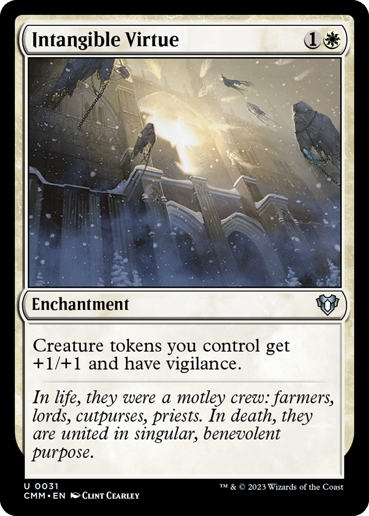 Intangible Virtue (CMM-031) - Commander Masters [Uncommon]