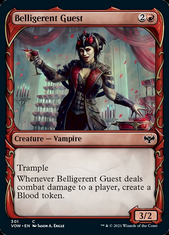 Belligerent Guest (VOW-301) - Innistrad: Crimson Vow: (Showcase) [Common]
