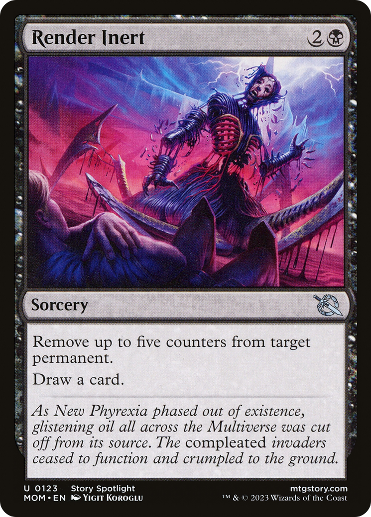 Render Inert (MOM-123) - March of the Machine [Uncommon]