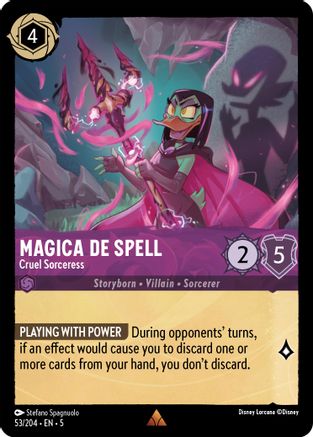 Magica De Spell - Cruel Sorceress (53/204) - Shimmering Skies Cold Foil [Rare]