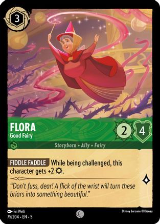 Flora - Good Fairy (75/204) - Shimmering Skies Cold Foil [Common]