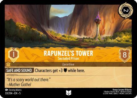 Rapunzel's Tower - Secluded Prison (33/204) - Shimmering Skies Cold Foil [Uncommon]