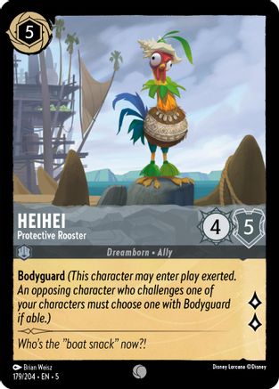 HeiHei - Protective Rooster (179/204) - Shimmering Skies Cold Foil [Common]