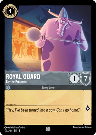 Royal Guard - Bovine Protector (175/204) - Shimmering Skies Cold Foil [Common]